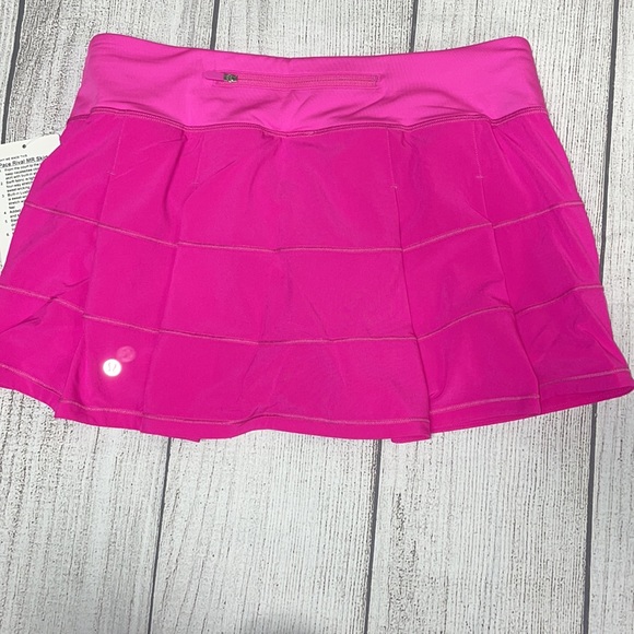 NWT Lululemon Pace Rival Tennis Skirt POW Pink Regular 6 - Picture 4 of 15